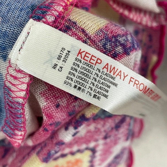 SALE🎉FP MOVEMENT Printed High Jump Long Sleeve / Fair Isle Magenta / XS - Picture 13 of 14